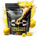 Creatine Monohidrat Gumries - Creşterea musculară, performanţă, rezistenţă - 5 Gram Creatina per Serving - Vegan, Non-GMO, Gluten-Free, Made in USA - 90ct - Lemon Flavor