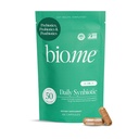 Synbiotic 3-in-1 Prebiotice, Probiotice si postbiotice pentru sanatate digestiva, Sanatate gutoasa, Suport Imun si Ajutor Bloating pentru barbati si femei - 50 miliarde CFU per servire - Vegan, 60 capsule (30 Serviri)