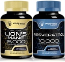 wellNESS LABSRX Capsule Resveratrol 10000 - Lions Mane Supliment capsule