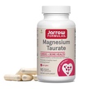 Jarrow Formulas Magneziu Taurate, Supliment alimentar, Suporturi Cardio si Sanatate Osoasa, 300 mg per Serviri, 90 Capsule Veggie, Până la 30 zile de aprovizionare