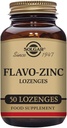 Solgar Flavo-Zinc Lozenge, 50 Count - Aromă de lămâie de mare gust - Antioxidant, Sistem imunitar de sănătate - extrem de absorbabil, se dizolvă rapid - Vegan, gluten gratuit, lactate gratuit, Kosher - 50 Serviri