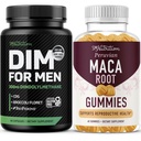 SMNutrition Maca Root Gummies & 300mg DIM Supliment pentru barbati pentru testosteron si suport de performanta 