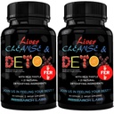 Cercetare Labs 2 Pack Doctor Recomandat Premium ficat dezintoxicare Cleanse & Support w/Milk Thistle, Beet Root, Dandelion. 23 Plante puternice pentru dezintoxicare puternică