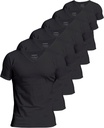 Comfneat Men's Unders Shirts 100 La sută Cotton Underclothing Comfy V-Neck T-Shirts (4-Pack/6-Pack)