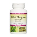 Factori naturali Ulei de Oregano - Suporturi Sistem imunitar sănătos Funcția - Suplimentul plantei cu ulei de măsline și vitamina E - Supliment de suport antioxidant non-GMO - 60 Softgels (60 Servings)