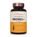 Live Conscious Joint Health Supplement - MoveWell Plus Antarctica Krill Oil, Natural Astaxanthin and Hyaluronic Acid