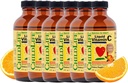 CHILDLIFE ESENȚIALE Vitamina lichid C - supliment lichid pur vitamina C pentru copii, suport sistem imunitar, gust mare - aroma portocaliu natural, 4 Fl Oz (Pachet de 6)