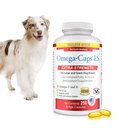 Omega-Caps ES pentru câini de talie mare și gigant - Omega 3, vitamine, minerale, antioxidanți - Suport Sistemul imunitar, articulații, inimă, și creier - 250 capsule Softgel
