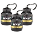 OnMyWhey - praf de proteine și supliment Funnel Keychain, Portabil pentru a-Go Container pentru sala de sport, antrenamente, fitness, și călătorie - TSA aprobat, Classic 3-Pack
