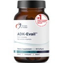Design-uri pentru sănătate ADK Evail - 5000 UI VIT D3 cu vitamine A, E (Annatto Gamma Delta Tocotrienols), K (K1 + K2) - Complex de vitamine solubile grase D - Bone + Suport imunitar - Non-GMO (60 Softgels)