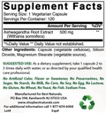 Cele mai bune naturale Ashwagandha extract 500 Mg & zinc Gluconat 50mg