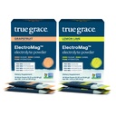 True Grace ElectroMag - Grapefruit (16 cutii cu stick) + Lămâie (16 cutii cu stick) - Pulbere electrolitică pentru hidratare rapidă - Zero zahăr și carbohidrați - Non-GMO - 32 Serviri totale
