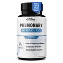 Miracol pulmonar BPOC Relief şi capsule de detoxifiere pulmonară pentru a curăţa plămânii şi respiraţia de ajutor - Supliment de suport pulmonar cu Vinitrox & GABA pentru tuse pe termen lung & Relief respirator, 60 Capace