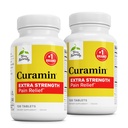 Terry natural curamina Extra Putere - Curcumin & Boswellia pentru suport circulatie sanatoasa - Supliment turmeric pentru a ajuta articulatii, sanatate musculara & Endorphin productie - 120 comprimate (Pachet de 2)
