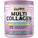 Multi Colagen Peptides Powder Tip I II III V X, Hidrolized Colagen Proteine pentru femei și bărbați, Piele, Păr, Nails, Non-GMO, Keto & GF, Zero Sugar, 45 Serviri, 16oz
