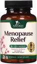 Menopauza Suplimente pentru femei - Menopauza Ajutor Probiotice cu negru Cohosh, Suplimente de suport naturale pentru Flash-uri calde usoare si transpiratii de noapte & Ph Balance Supplement - 60 capsule