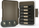 Weekly Pill Organizator 3X o zi, 7 zile Pilula cutie 3 Times, portabil pentru Pastile de călătorie caz pentru pastile / Vitamina / ulei de pește/medicatie / Suplimente (3x7 negru)