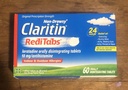 Claritin RediTabs 24 ore Alergie Medicină, Alergie non-drowsy Relief, Loratadină Antihistamina comprimate, 60 Conte
