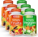 Doar promisiunea naturii - ambalate cu 42 de fructe și legume diferite - 3 luni de aprovizionare - Made with Whole Food Superfoods - with Aloe Vera 