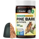 BIO KRAUTER Extract de scoarță de pin Gummies - 300 mg Putere - 60 Vegan Chews - Extract de scoarță de pin maritim francez - Supliment antioxidant - 95% Proanthocyanidins - Formula Pectin-Based