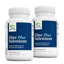 Terry natural Zinc Plus Seleniu - Imuna si Suplimentul pentru sanatate respiratorie - Suplimentul mineral cu zinc Bisglicinat Chelat - Formula cu Seleniu pentru Suport Cellular de Sănătate - 60 Capsule
