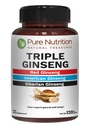 Pure Nutriție Triple Ginseng 650mg  Fără OMG