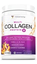 Multi Colagen Peptides pulbere pentru femei - Aromă hidrolizată Colagen pulbere pentru femei cu tipuri I II III V & X Vitamina C & Acid hialuronic pentru piele de păr și unghii (Peach Mango) - 30 Serviri