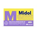 Midol lung Relief 20ct: Midol lung de lungă durată ajutor, Simptom menstrual Reliever & Fever Reductor, Caplete cu Acetaminofen pentru Relief de durere menstruală - 20 Conte (Packaging May Vary)