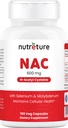 Suplimentul NAC N-Acetyl Cysteine Supliment hepatic cu Seleniu & Molibden pentru Sănătatea Ficatului