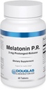 Laboratoarele Douglas Melatonina eliberare prelungită - 3 mg Melatonină - Supliment de suport pentru somn - Pentru echilibru hormonal, relaxare, antioxidanti si sistem imunitar * - 60 comprimate