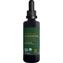 Global Healing Center - Ginseng - Extract organic de plante crude - Liquid Panax supliment picătură promovează energie - Coreeană și Siberiană Ginseng Supliment, Maca, Ashwagandha - Non-GMO - 2 Fl Oz