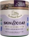 Badlands Ranch - Skin & Coat Canin Supplement w/Omega-3 Fatty Acids, Org. Ingrediente, Antioxidant Topper, Nourish Coat &Paws, Joint, Support Shiny Coat & Healthy Skin de Katherine Heigl (30 Scoops)