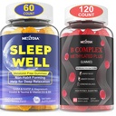 Melatonina gratuit de somn naturale gume pentru adulți + vitamina B gume complexe pentru femei