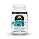Sursa Naturals Vitamina D-3, Forma bioactiva pentru sanatatea osoasa si imuna*, 2000 UI - 200 Capsule
