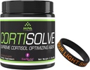 AMF Supps CortiSolve - Supreme Cortisol Optimizing Agent Bundle cu o brățară motivațională de bandă pentru a vă motiva și sprijini - 28 Serviri - cacao fierbinte