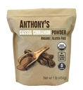 Anthony Organic Cassia Cinnamon Powder, 1 lb, Ground, Gluten Free, Non OMG, Non Iradiate, Keto Friendly