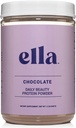 Ella Ciocolata Colagen Pulbere de proteine pentru femei - praf zilnic de proteine de frumusete cu peptide grasime Fed - non-GMO, gluten-free, fără îndulcitori artificiali - 20 Serviri