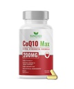 CoQ10 200mg Vegan, Ultra CoQ10 - Ultra High Absorbtion Coenzime Q10 Suplimente - Antioxidant Supliment pentru sanatatea vasculara si cardiaca, Fertilitate & Productia de energie - 2 Luna de aprovizionare - 60 Conte