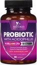 Probiotice 60 Miliarde CFU per Serving - 10 Tulpini + Prebiotice - Digestive Health, Curaj & Imunity Support - Suporte Constipaţie ocazională, Gaz & Blooting pentru Femei & Men Perioada de valabilitate Stabil - 60 Capsule