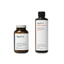 AlgaeCal Bundle - Supliment de calciu pe bază de plante cu vitamina D3 pentru sănătatea osoasă și puterea triplă Omega-3 ulei de pește lichid Emulsie naturală cu EPA & DHA, Curcumin, Astaxantină