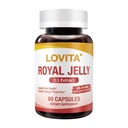 Lovita Royal Jelly 333 mg, 3:1 Concentrat, cu 20mg 10-HDA, Natural Source Super Food, Sprijină Skin Health & Energy Production, 60 Capsule