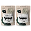 Pudre de junglă Tongkat Ali pulbere pentru bărbați 200:1 Extract, Fadogia Agrestis Extract pulbere pentru bărbați 50:1 Concentrare 5oz Supliment