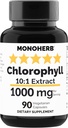 Extract de Clorofilă MONOHERB 1000 mg - 90 capsule vegetariene
