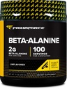 Primaforce Beta Alanine Powder, nearomatizat, 200 Grams - Gluten gratuit, non-GMO Supliment pentru bărbați și femei