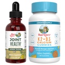 MaryRuth Organics Joint Sanatate lichid picături & vitamina K2+D3 Gummies (Peach Mango și Apricot) 
