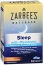 Zarbee's Naturals Sleep Melatonin, Orange Flavor, 60 Chewable Tablets (Pachet de 2)