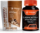 WELLNESS LABSRX Mushroom Powder 2000mg - Quercetin cu Bromelain Supliment - 1500mg