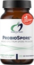 Designs for Health ProbioSpore - Powerful Spore Based Probiotic, Soil-Based Probiotics Supplement - Shelf Stable Gut + Immune Support, Non-GMO + Dairy Free (60 Capsules)