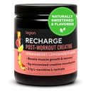 LEGION Recuperare Post Workout Drink - Micronited Creatine Monohidrat Natural Post Workout Recovery Drink - Muscle Builder & Recovery Booster Post Antrenament Suplimente (Lamenade cu afine, 30 Serviri)