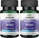 Swanson Sunactive Non- Iritant Iron 15 Milligrams 90 Capsule (2 ambalaj)